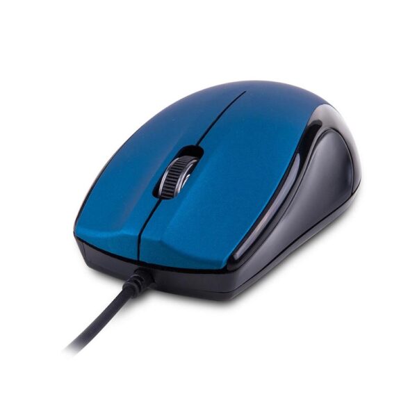 MU110 3B USB Wired Large Optical Mouse - Blue