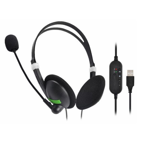 HS740 On-ear USB PC Wired Headset with Mic