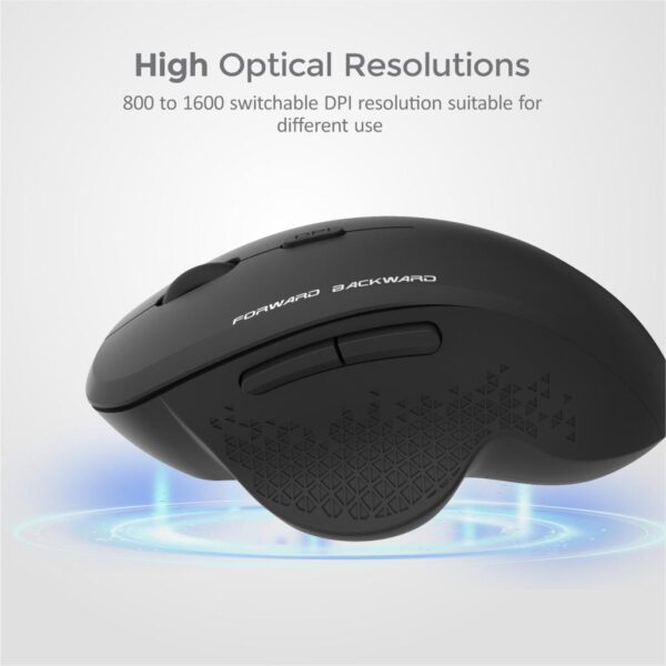 6B Wireless Optical Mouse - MW280 Red