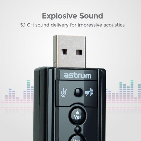 SC080 7.1CH External Stereo USB Sound Card