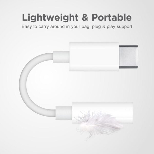 AS040 USB-C to Audio Aux DAC Adapter