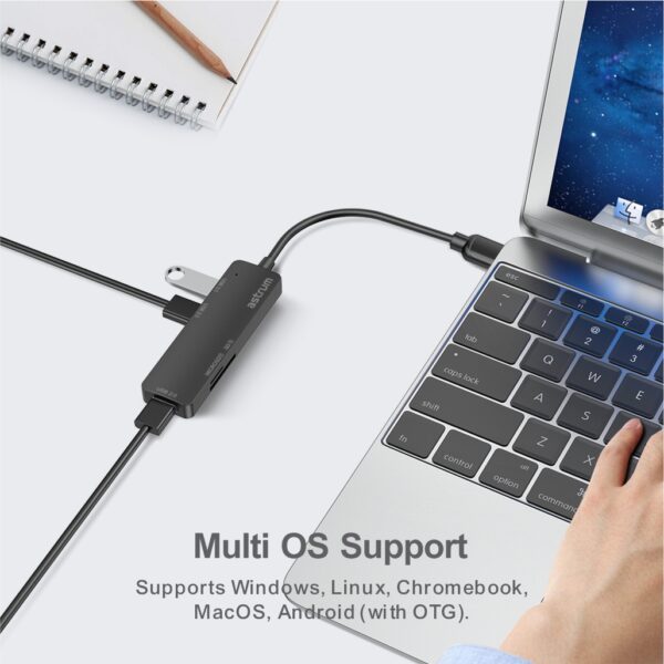 UH020 USB 3.0 and Card Reader Multi-Port  Hub