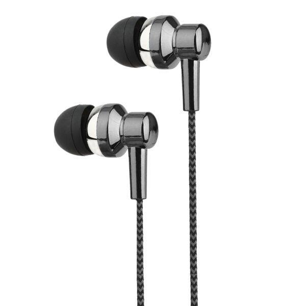 EB250 Electro Painted Stereo Earphones with Mic - Grey