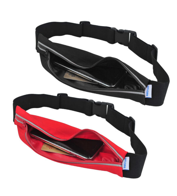 WP100 Sports Runner Waist Pouch - Black