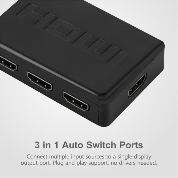 HW020 1 x 3 Ports 4K 1.4V HDMI Switch