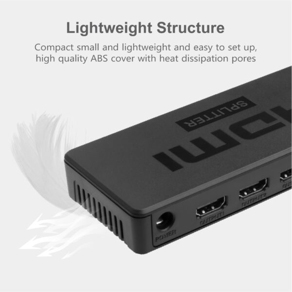 SP050 1 x 5 Ports 4K 1.4V HDMI Splitter