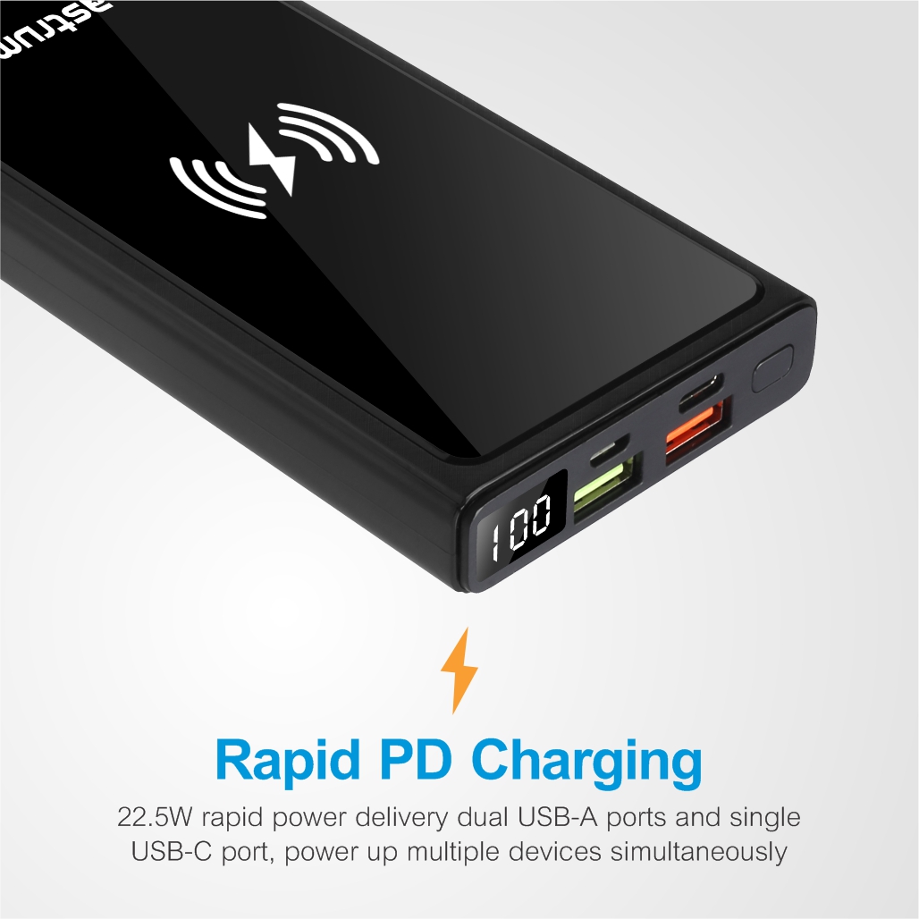 PB640 10000mAh PD Wireless Charger + Power Bank