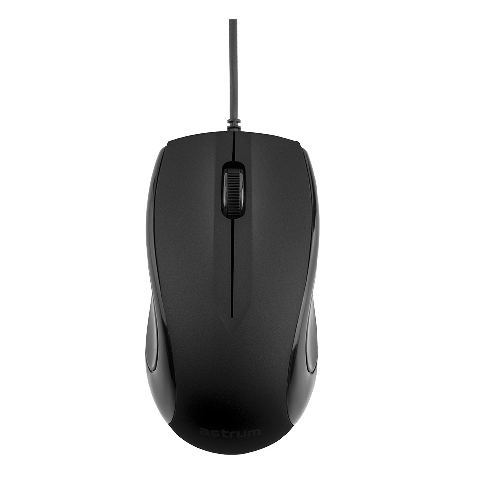 3B USB Wired Large Optical Mouse - MU110 Black