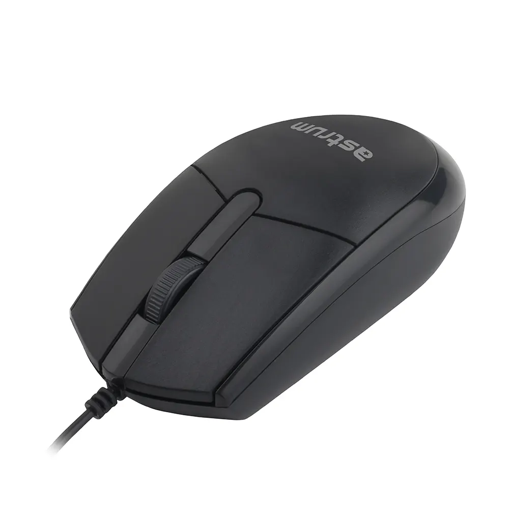 MU080 MOUSE USB OPTICAL 3B 1.5M BLACK