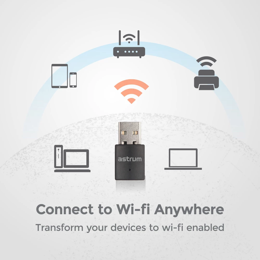 NA300 WIRELESS ADAPTER 300MBPS NANO BLAC