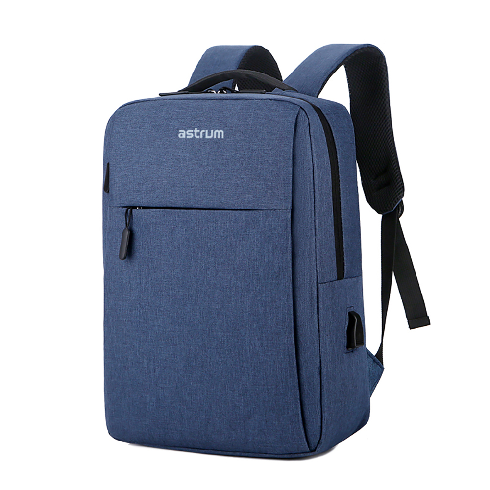 LB200 BACKPACK OXFORD 15" USB BLUE