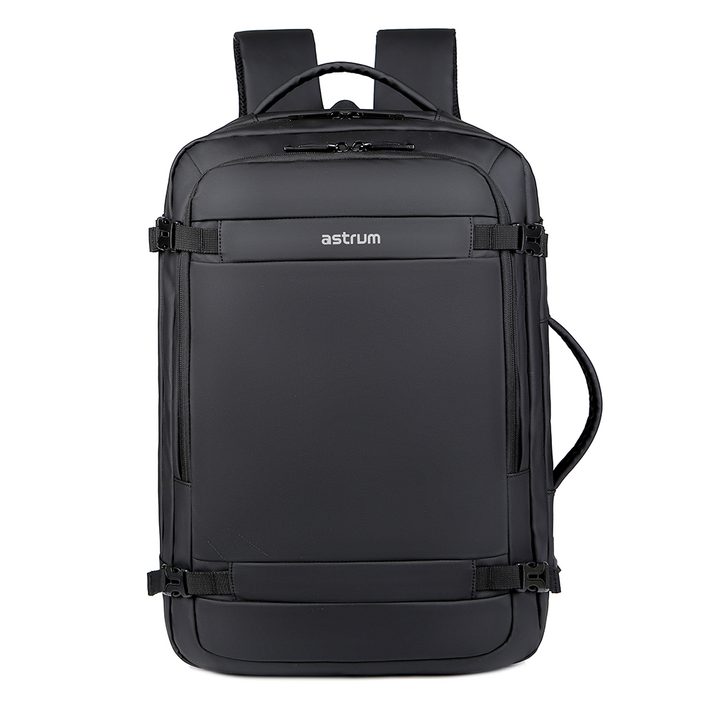 LB310 BACKPACK PU TRAVEL EXPEND BLACK