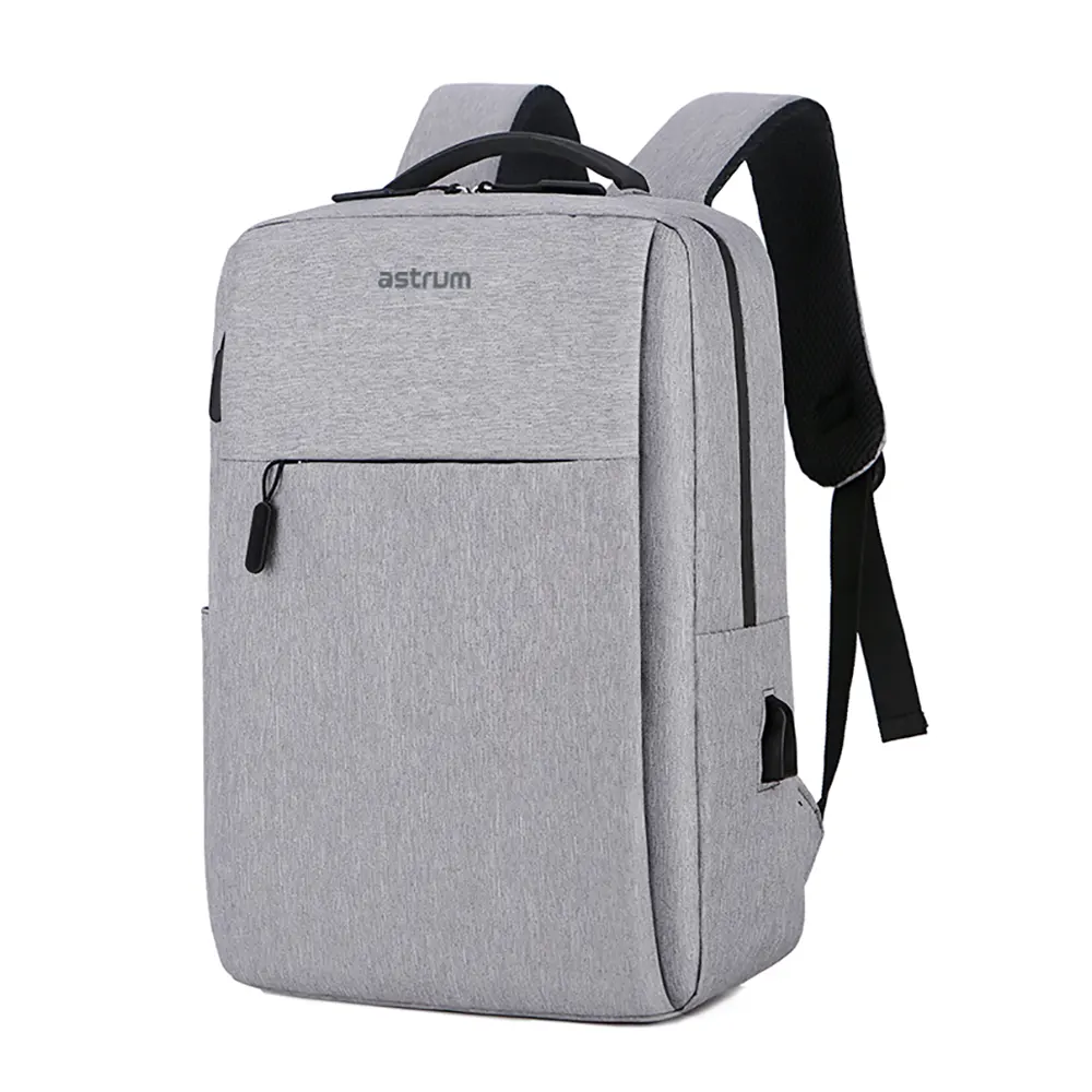 LB200 BACKPACK OXFORD 15" USB GREY