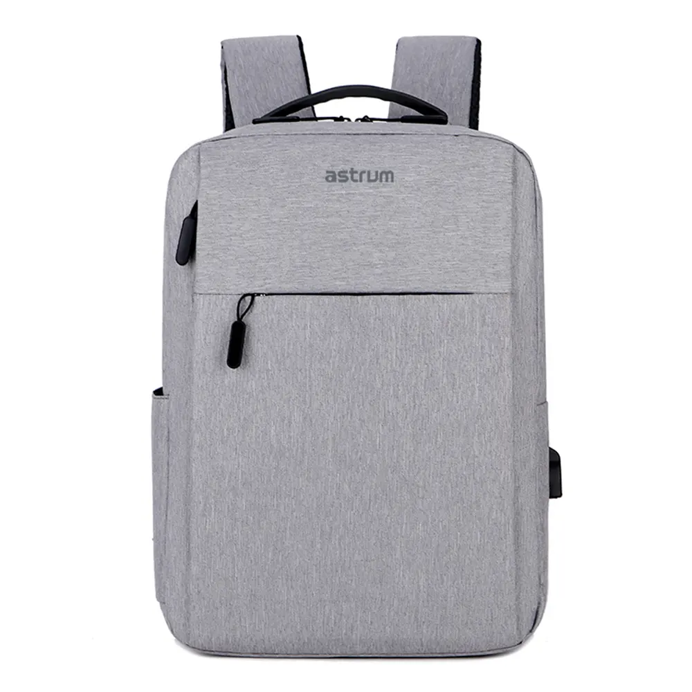 LB200 BACKPACK OXFORD 15" USB GREY